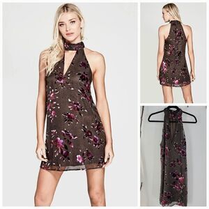 Marciano Jada floral mini dress